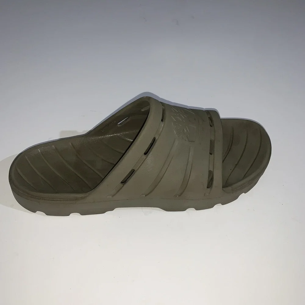 Timberland Sandals Shoes Mens Size 11 Green Rubber Slide Comfort Casual Walking
